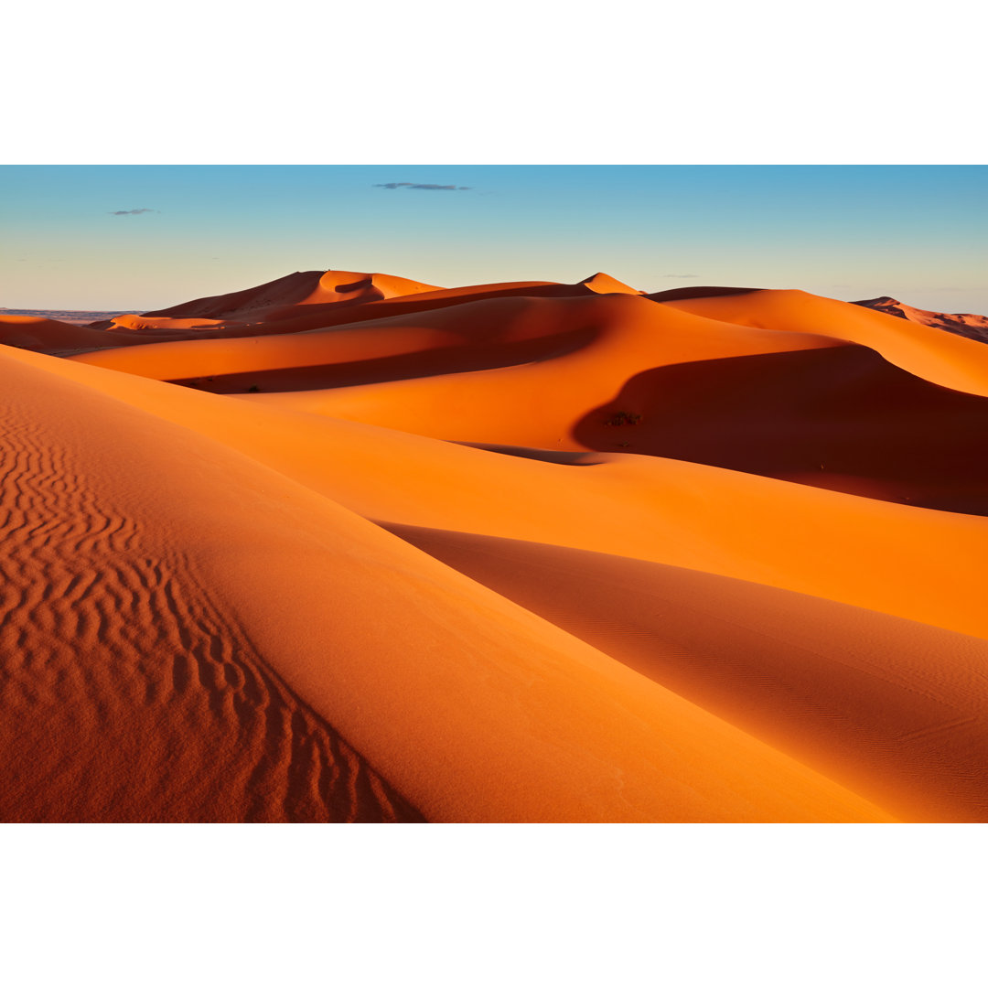 Sanddünen in Marokko von ArturNyk - Kunstdrucke auf Leinwand