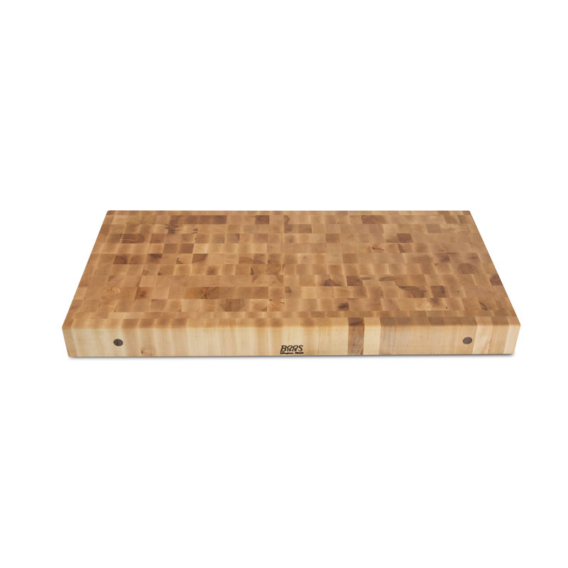 BoosBlock® 4" End Grain Maple Non-Reversible Block, 48" W x 24" L
