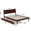 Phoenix Wood Platform Bed with Trundle-223210855-223210861