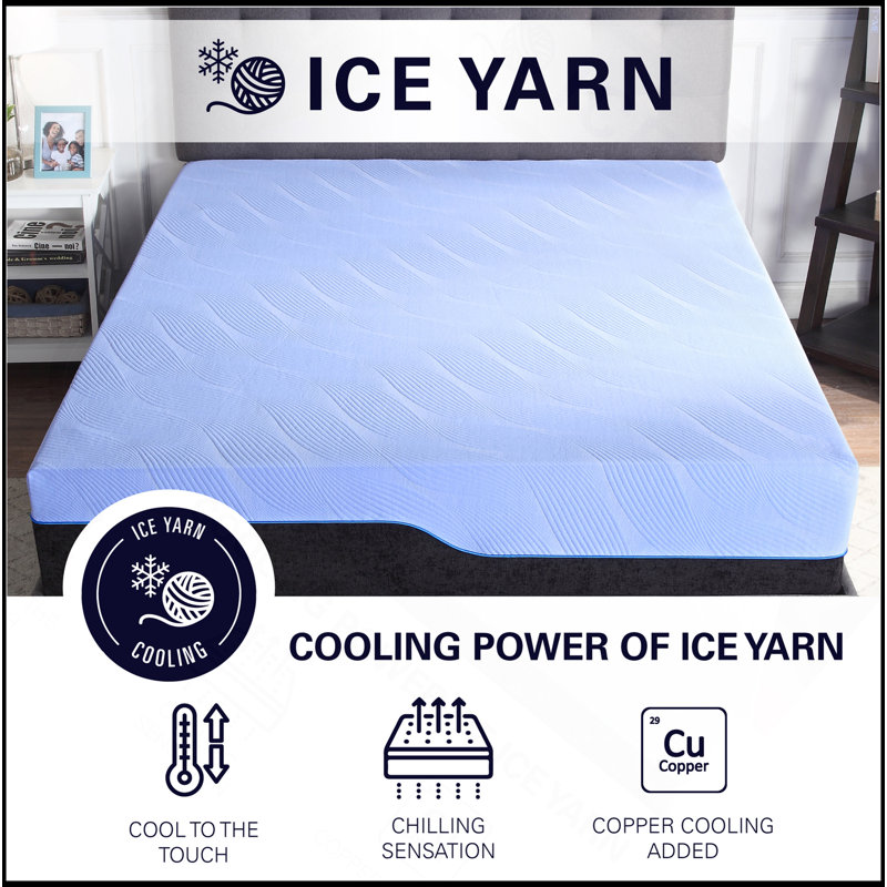 Refresh 12 Inch Flex Top Hybrid Cooling Fast Responding Latex Foam And Coil Mattress, King