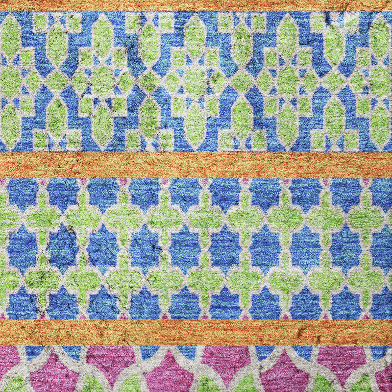 Tapis bohème shggy de rêve lavable à la machine de qualité supérieure, Rosé, 1'8" x 2'6"