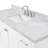 Cambridge Single Bathroom Vanity with Carrara Marble Top-88398729