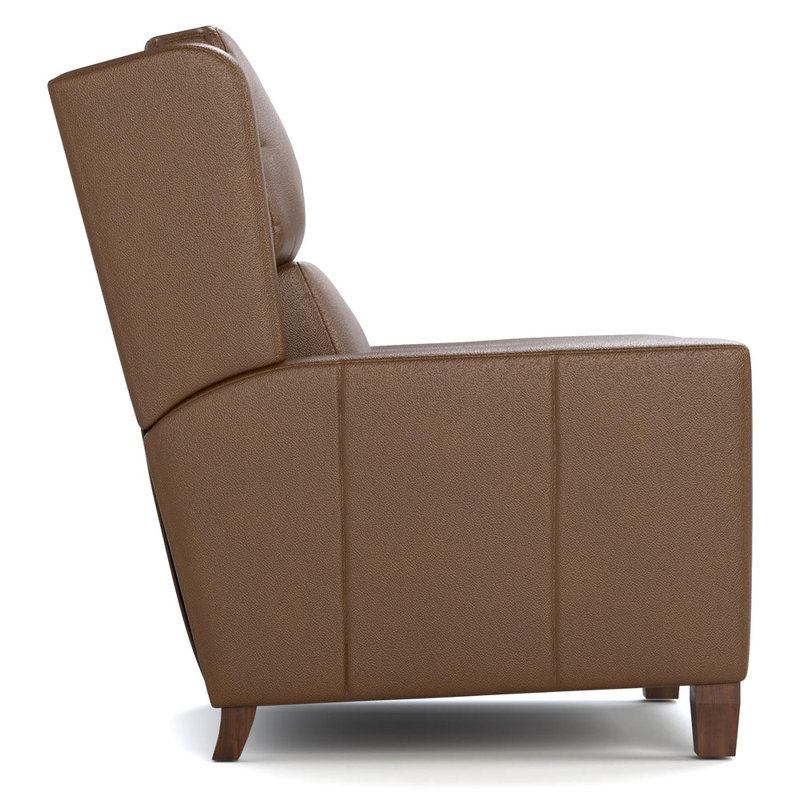 Woodlands Track Arm Manual Recliner, Selvano Bark, Power - Push Button