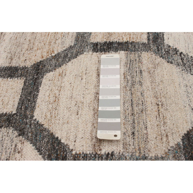 Helin Wool Geometric Indoor Rug