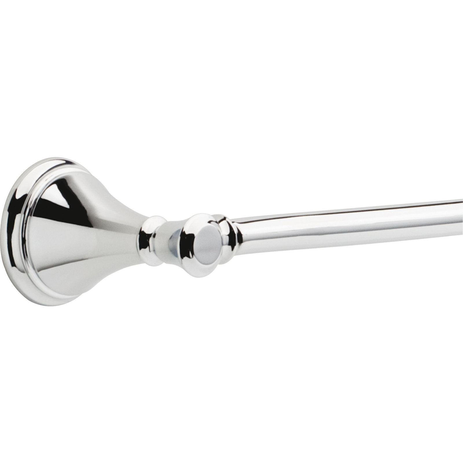 Cassidy 24" Wall Mounted Towel Bar, Chrome, 3.62'' H X 24.06'' L X 4.53'' D