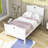 Gralyn Twin Size Platform Bed with Headboard and Footboard-1241808546