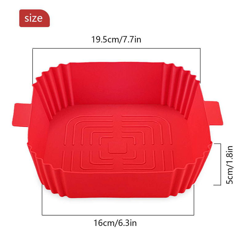 Gustave Air Fryer Accessory, Red
