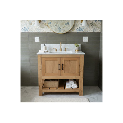 Oakbrook - Meuble-lavabo simple - Pin blanc du nord-est - L 72 po couleur L 5 po