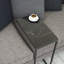 Table de bout Callen 25 po, marbre noir Callen