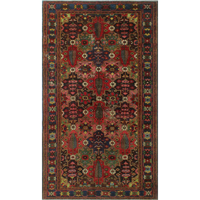 Rankin One-of-a-Kind 5'2" X 9'5" 1980s Wool Area Rug in