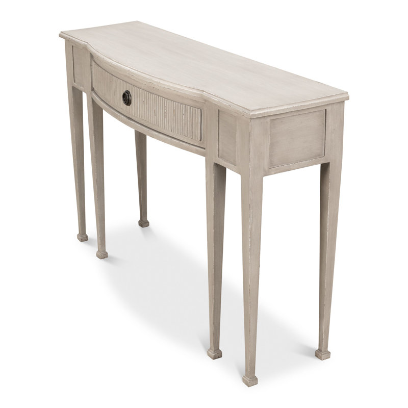 Madora 48'' W Solid Wood Console Table, Gray Traditional