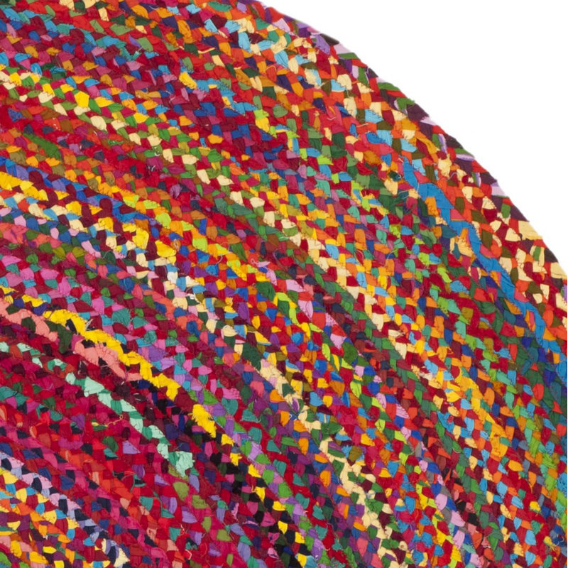 Fiqueroa Cotton Indoor Rug, Oval 7'6" x 9'6"