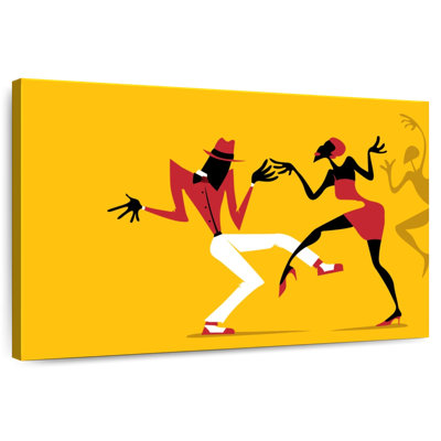 Enn Cartoon Latin Dancers