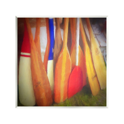 «Nautical Boating Oars», art mural par GraffiTee Studios