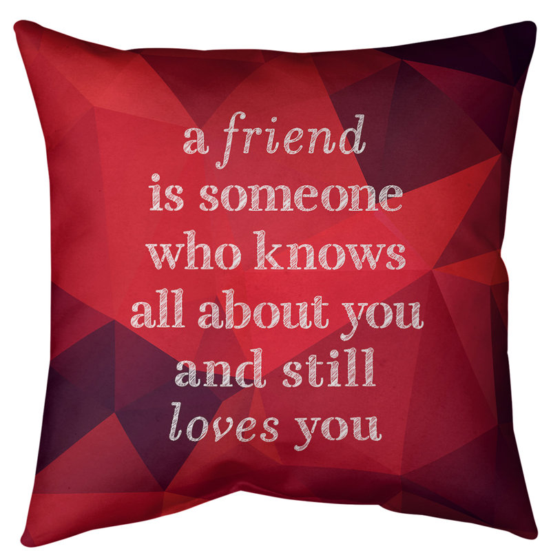Coussin de sol pierres précieuses Love & Friendship, 40 po x 40 po, Rubis