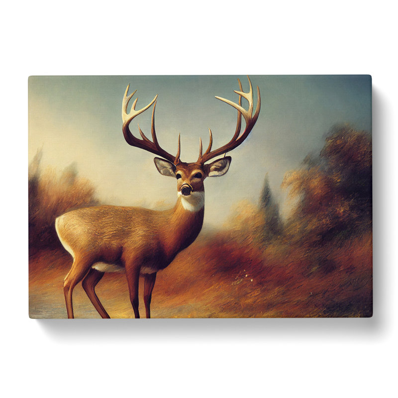 Stag Deer - Wrapped Canvas