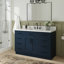Meuble-lavabo simple en bois massif 54 po avec lavabo en marbre Carrara de 1,5 po Thornaby-1454304547-1419856127