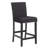 Espresso Finish Velvet 26" Counter Stool-82941331