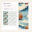 Surf Van Wallpaper Retro Peel And Stick Coastal Wall Mural