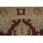Tapis traditionnel fabriqué à la main en bourgogne foncé avec des accents floraux 2 x 4