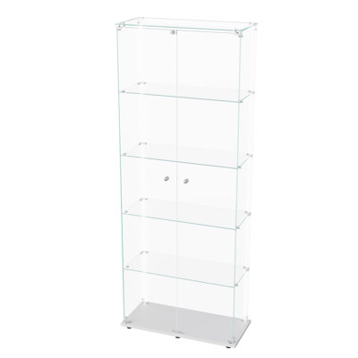 Glass 80 cm W Display Cabinet