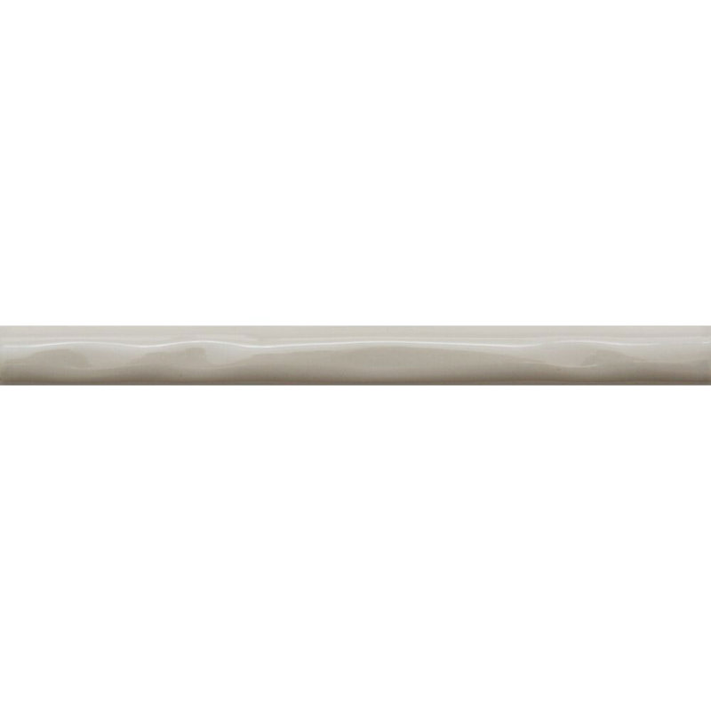 Chelsea 10" X 1" Ceramic Pencil Liner Tile Trim, Bone
