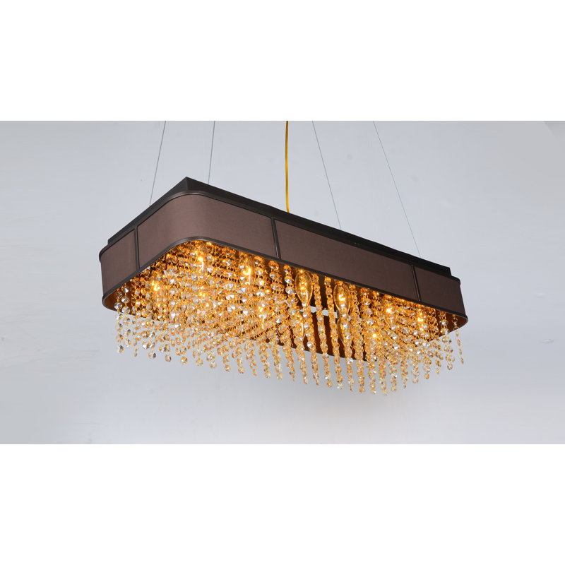 Lustre géométrique 12 lumières unique/statement Wanamaker