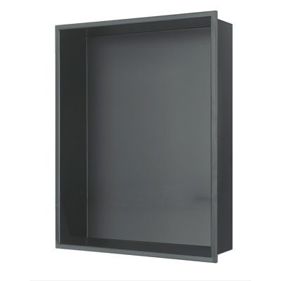 Niche de douche encastrée en acier inoxydable 12 po x 16 po