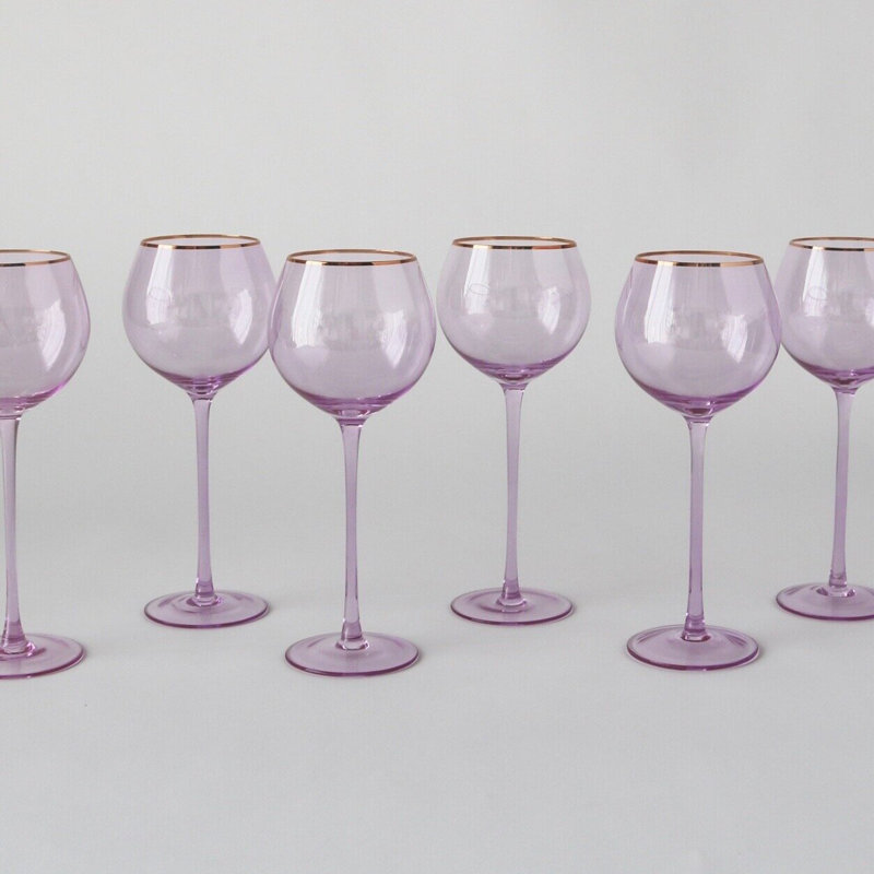 Siren 16oz. Gin Balloon Glass Set, Misty Lilac