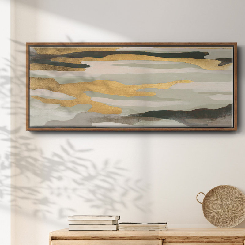 Golden Valley Sands II - toile encadrée, H 20 po x l 50 po
