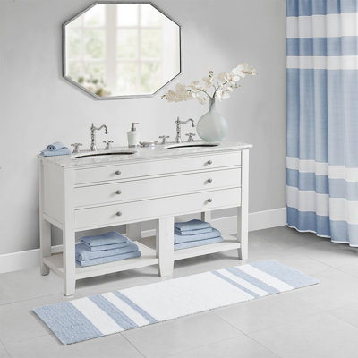 Tapis de bain réversible (un seul tapis)