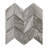 Famed 3" x 6" Porcelain Chevron Mosiac Tile