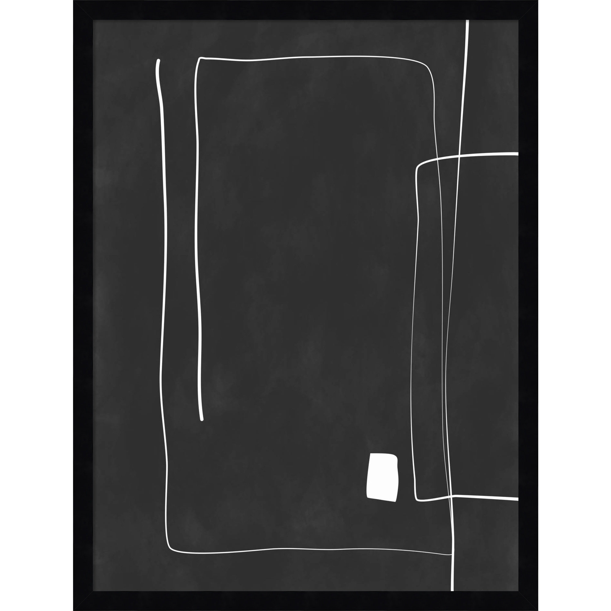 Black And White 36 by Elena Ristova, Black, 25" H x 19" W