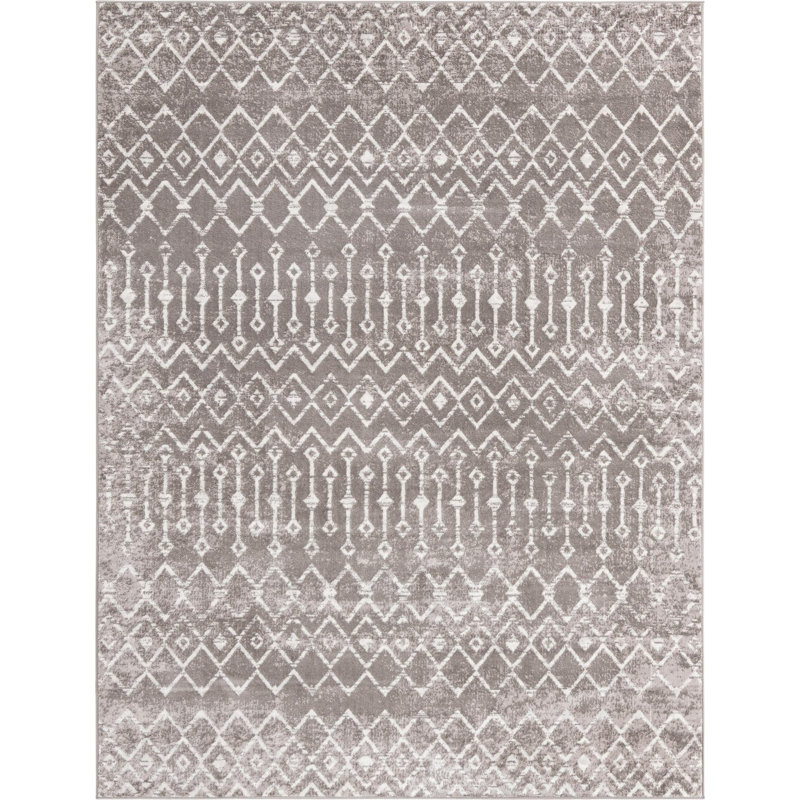 Amrjeet Geometric Indoor Rug, Rectangle 6' x 9'