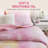 Modern Bedding Sets Twin XL Microfiber Pink Watercolor Tie Dye Home