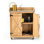 Banc de rempotage extérieur en bois avec roulette, armoire de rangement extérieure et table de travail de plantation horticole