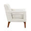 Chenille beige rembourrée 2 pièces pour le salon, style moderne, dossier attaché et coussins de siège réversible, conception de meubles à structure en bois massif, ressorts ensachés, housses amovibles, pieds-318532045