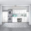 Armoire murale de buanderie universelle avec portes et tablettes Bush Business Furniture-67082051
