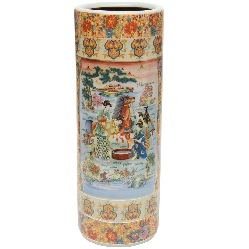 Umbrella Stand, Ladies and Horse