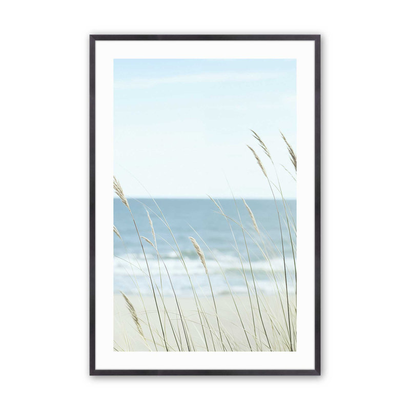 Berceuse océanique I, Cadre photo simple en zinc vieilli, H 15,25 po x l 12,25 po