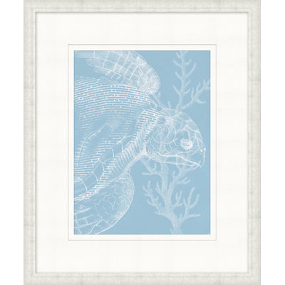Graphic Ocean Collection 7 Painting by Hamptons