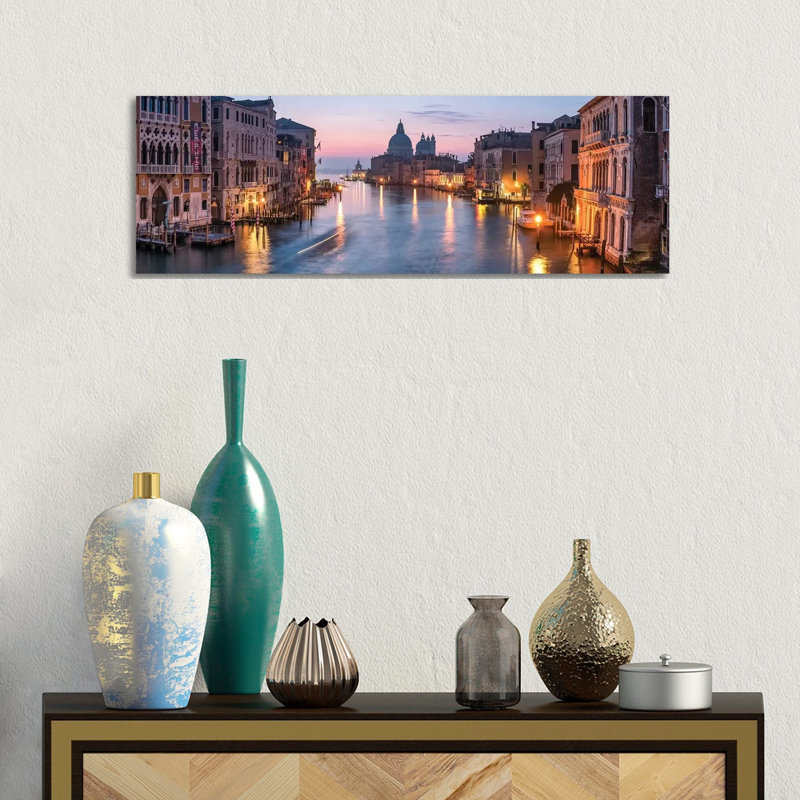 Grand Canal In Venice, Italy by Jan Becke - Wrapped Canvas Panoramic Gallery-Wrapped Canvas Giclée