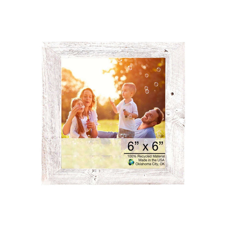 Cadre photo Loyce, Blanc, 9" x 10"