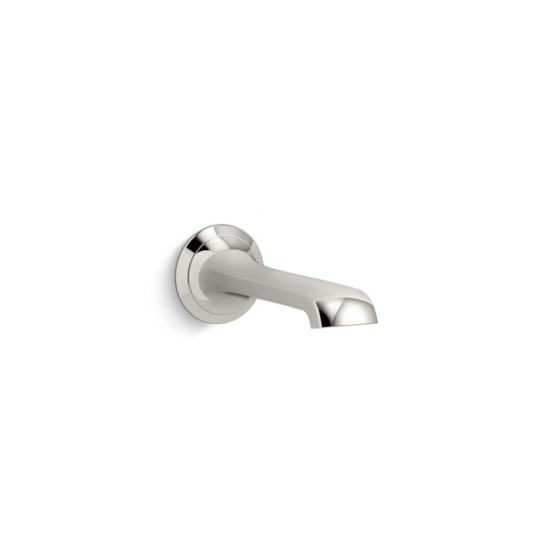 Script™ Wall-Mount Bath Spout, Nickel Silver