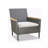 4-Piece All-Weather Gray Rattan Patio Dining Chair-582017333