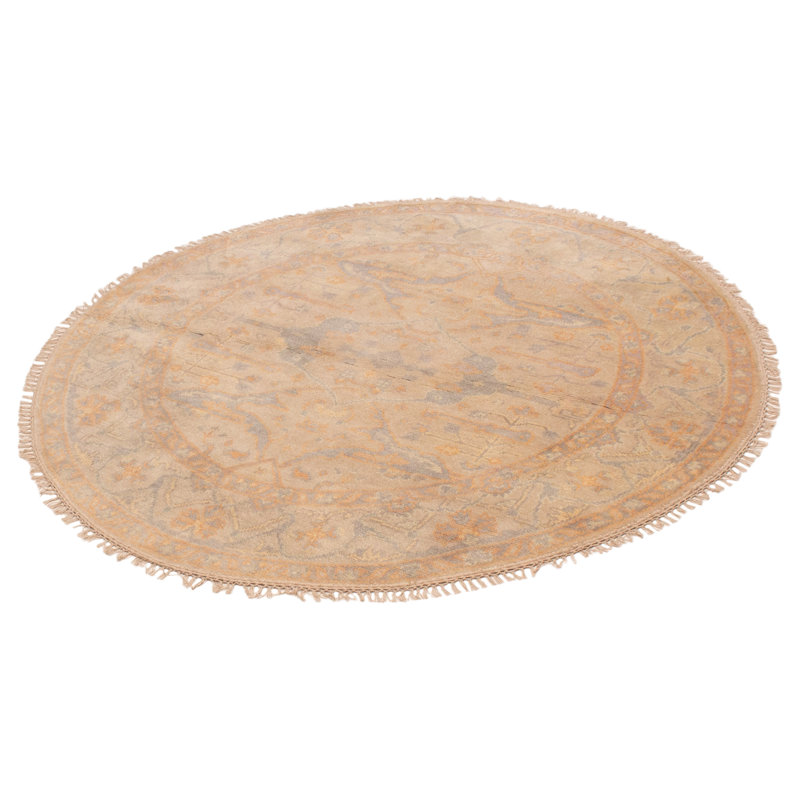 Royal Oushak Beige Rug 5'10" x 5'10"