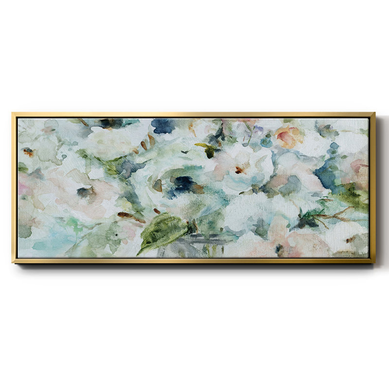«Blooming Softly», toile encadrée, H 8 po x l 20 po