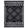 Geometric Shag Rug – Anthracite Dark Gray – Medium Pile, Soft Texture, Kid Friendly