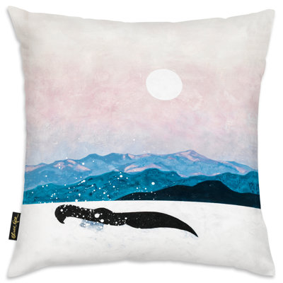  Soft Winters Flow Throw Pillow