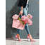 «Pink Bloom Walk», art mural sur toile tendue-1250916345
